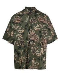 Givenchy Floral Print Short Sleeve Shirt