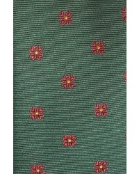 The Tie Bar Floral Span Medallion Silk Tie