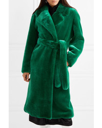 Tibi Luxe Oversized Faux Fur Coat