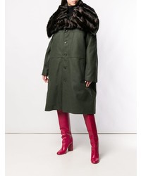 Y/Project Y Project Oversized Fur Collar Coat