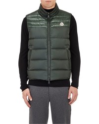 Moncler Quilted Puffer Vest Green