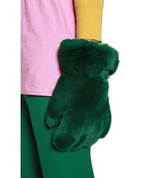 Marni Rabbit Fur Gloves