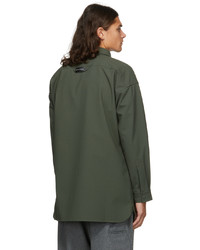 Y-3 Green Zip Shirt