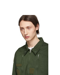 Maison Margiela Green Zipper Jacket