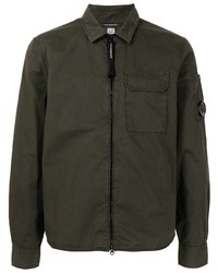 C.P. Company Sleeve Pocket Zipped Shirt Jacket