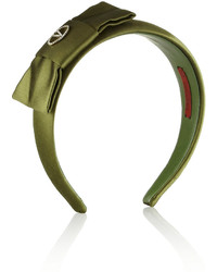 Valentino Embellished Satin Headband