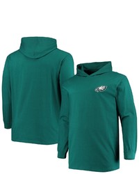 FANATICS Branded Midnight Green Philadelphia Eagles Big Tall Long Sleeve Hoodie T Shirt