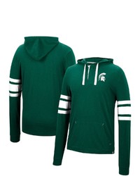 Colosseum Green Michigan State Spartans Lebowski Hoodie Long Sleeve T Shirt At Nordstrom