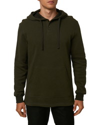 O'Neill Olympia Thermal Henley Pullover Hoodie