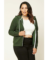 Forever 21 Plus Size Zip Up Hoodie