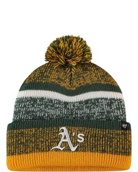 '47 Gold Oakland Athletics Northward Cuffed Knit Hat With Pom At Nordstrom