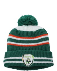 New Era Green Ireland National Team Bobble Fleece Cuffed Knit Hat With Pom At Nordstrom