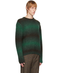 Wooyoungmi Green Striped Sweater