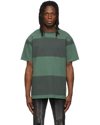 Ksubi Green Grey Skool Biggie T Shirt