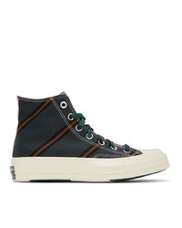 Converse Green And Orange Chuck 70 High Sneakers