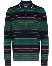 Missoni Embroidered Logo Striped Polo Shirt