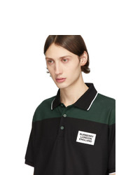 Burberry Black And Green Copland Polo