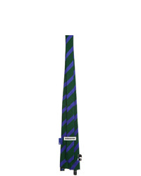 Ader Error Green And Blue Cinder Tie