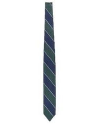 Lardini Diagonal Stripe Silk Knit Tie