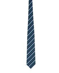 Ermenegildo Zegna Striped Necktie Green