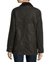 Barbour Classic Beadnell Wax Utility Jacket Olive