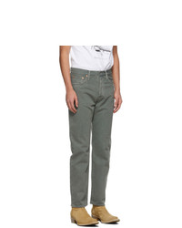 Acne Studios Green Classic Fit Jeans