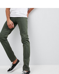ASOS DESIGN Tall Slim Jeans In Green