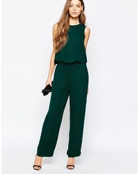 green jump suits