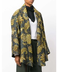 Antonio Marras Leaves Print Kimono Jacket