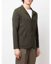 Caruso Knitted Single Breasted Blazer