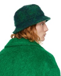 Marni Green Mohair Alpaca Bucket Hat