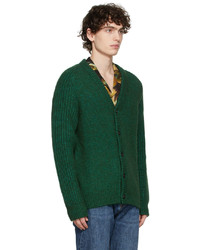 Paul Smith Green Knit Button Through Cardigan