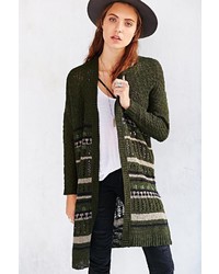 Urban Outfitters Ecote Slubby Textured Open Cardigan Sweater