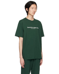Sporty & Rich Green Athletic Club T Shirt