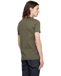 Tom Ford Khaki Crewneck T Shirt