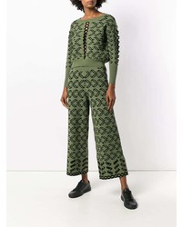 Temperley London Patterned Knit Culottes