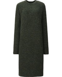 Uniqlo Mix Yarn Knit Long Sleeve Dress