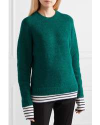 Haider Ackermann Striped Wool Blend Sweater