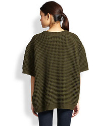 Marc by Marc Jacobs Walley Waffle Knit Oversized Sweater