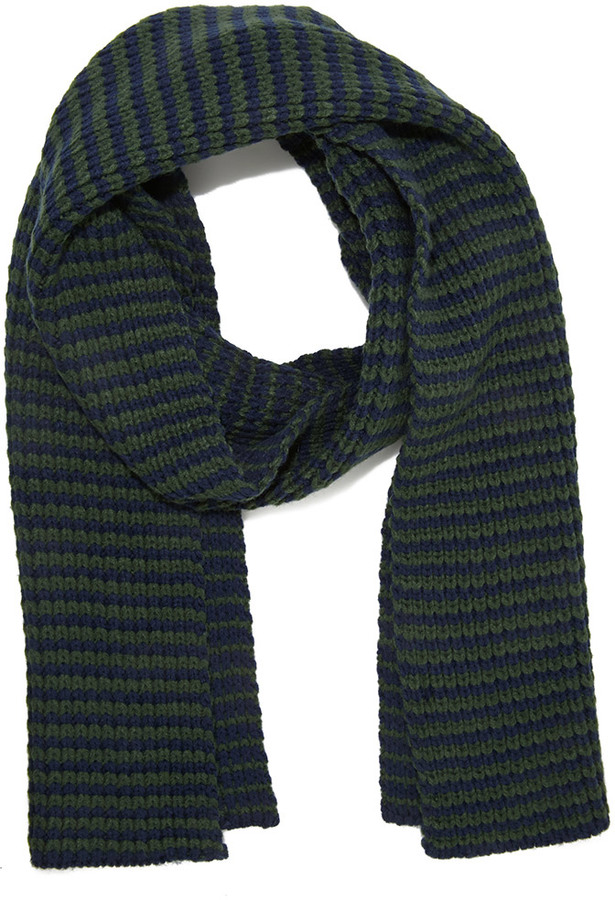 21men 21 Striped Knit Scarf | Where to buy & how to wear