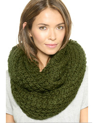 Awesome Cable Knit Scarf  Olive