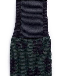 Lardini Floral Wool Knit Tie