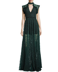 Alexis Eleanora Lace Cap Sleeve Gown