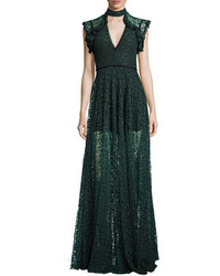 Alexis Eleanora Lace Cap Sleeve Gown