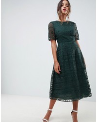 ASOS DESIGN Premium Lace Midi Dress