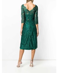Rhea Costa Lace Pattern Midi Dress