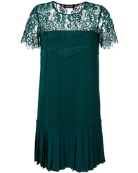 Twin-Set Lace Embroidered Shift Dress