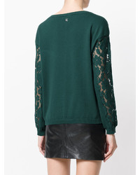Twin-Set Lace Overlay Jumper
