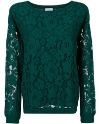 Twin-Set Lace Overlay Jumper