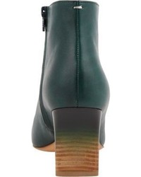 Maison Margiela Gradient Heel Ankle Boots Green
